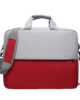 Sling Bag 15″ Dual Color Multi-Pocket Red/Grey – LB110