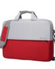 Sling Bag 15″ Dual Color Multi-Pocket Red/Grey – LB110