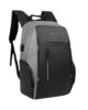PU Backpack Laptop Travel Bag USB Port 15″ Grey – LB210