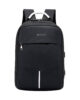 Backpack Travel Bag 15″ USB Port and Number Lock Black – LB220
