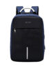 Backpack Travel Bag 15″ USB Port and Number Lock Blue – LB220