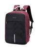 Backpack Travel Bag 15″ USB Port and Number Lock Red – LB220