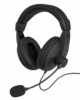 Headset Fixed Mic Large Cup Black – HS120