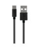 USB-A to USB-C 3.0A Braided Cable 1m Black – VERVE UC30