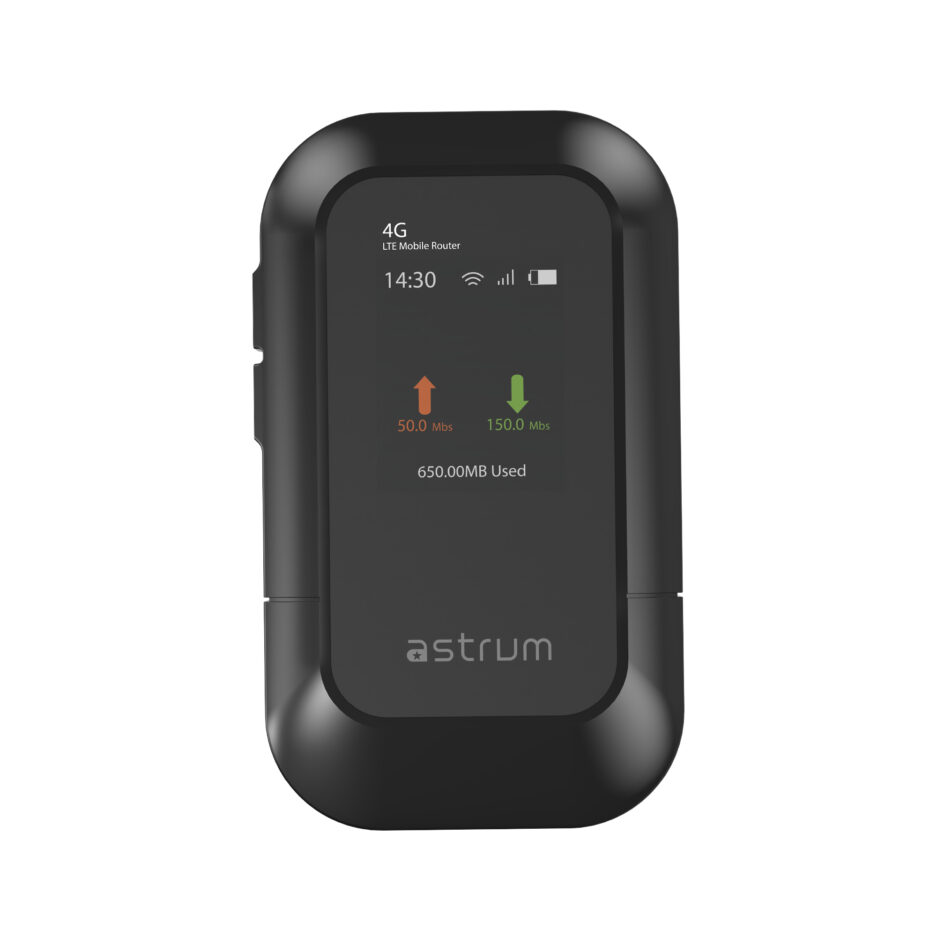 4G LTE WiFi 6 Mifi Wireless Router 150mbps LCD Display – WL510 – Astrum