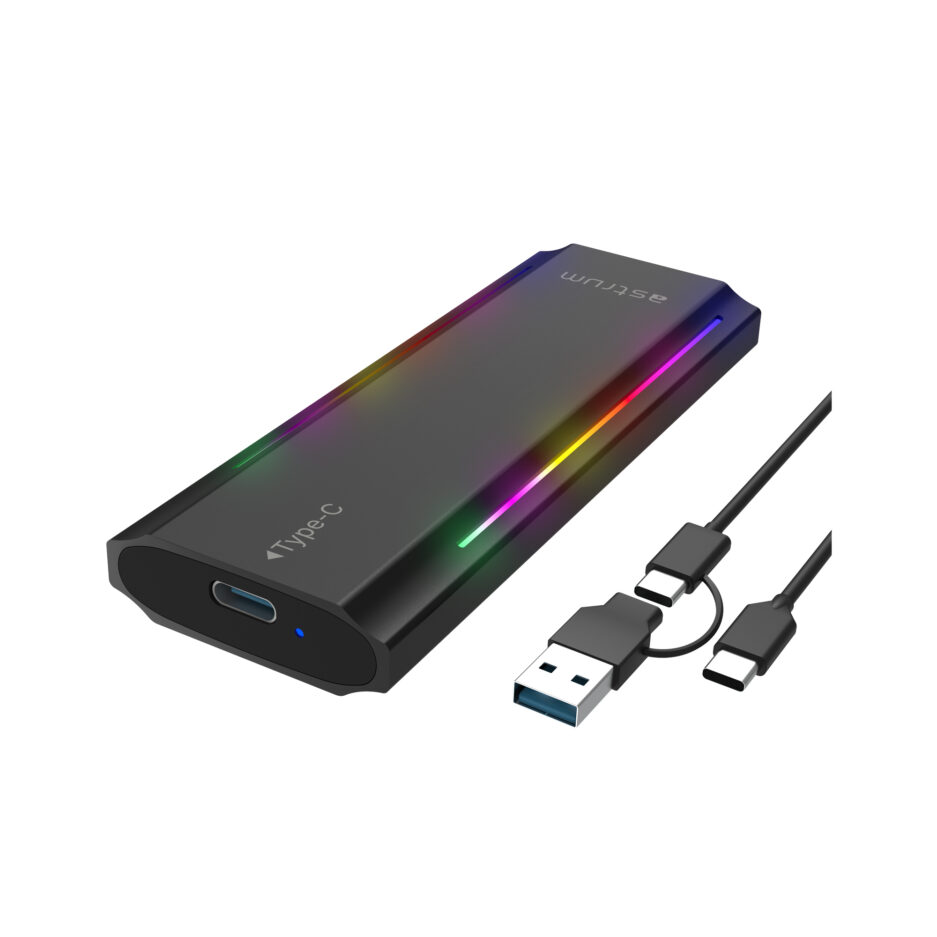 External PCI-E NVME Enclosure PCIe 4.0, USB3.1 10Gbps RGB – ENP4310G ...